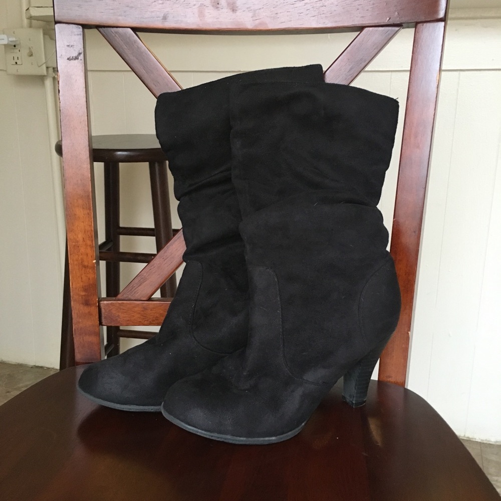 Black ankle boots